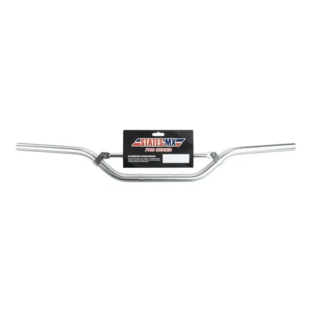 States MX Pro Series Alloy MX Bend Silver Handlebar Clearance