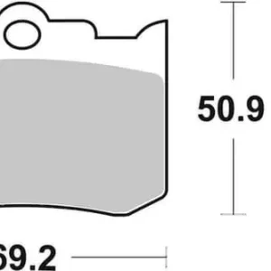 SBS HD Sintered Road Front Brake Pads Brand New