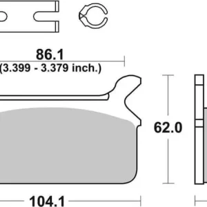 SBS HD Sintered Road Rear Brake Pads Reduced Price