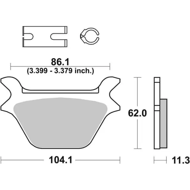 Best Choice SBS HD Sintered Road Rear Brake Pads