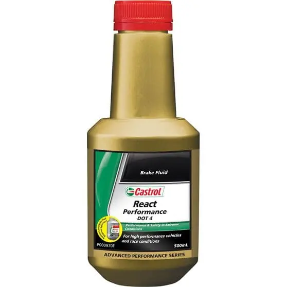 Castrol React Performance DOT 4 Brake Fluid New Release