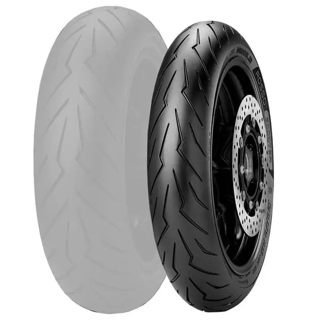 Authentic Pirelli Diablo Rosso Scooter 120/70-15 Front Tyre