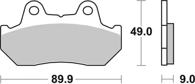 SBS Dual Carbon Classic Road Race Brake Pads Best Seller