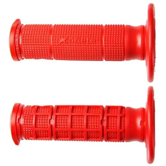 Ariete MX Unity Half Waffle Red Hand Grips Affordable