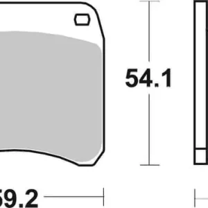 SBS Dual Carbon Classic Road Race Brake Pads Same Day Shipping