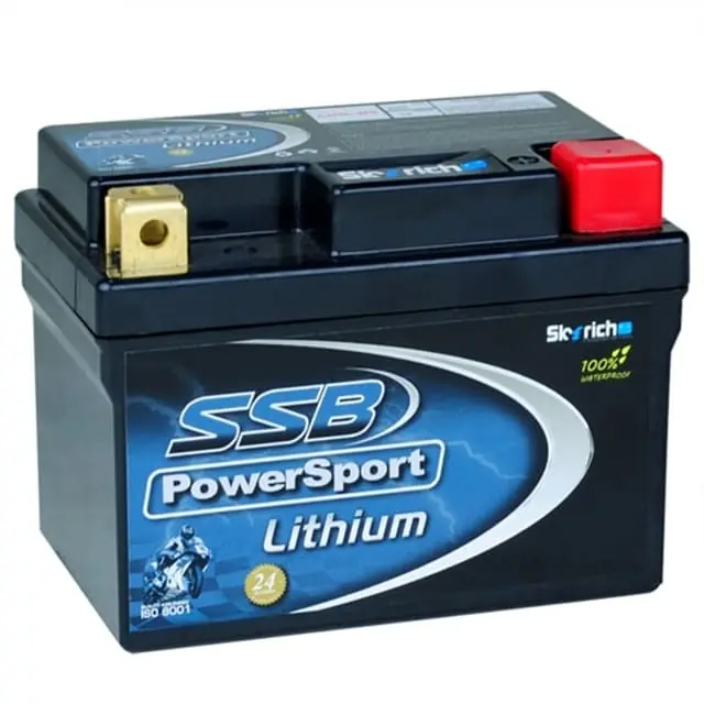 SSB PowerSport 4-LH5L-BS High Performance Lithium Battery Luxury