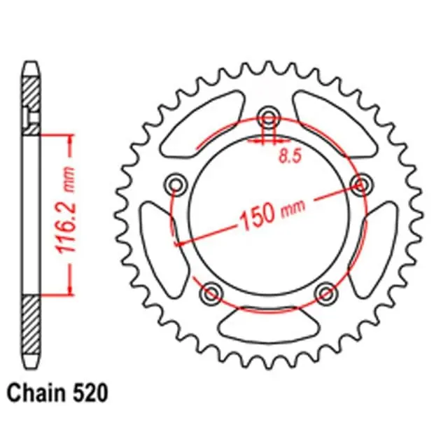 Buy Today Rear Sprocket