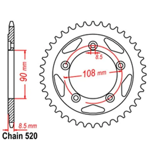 Big Sale Rear Sprocket