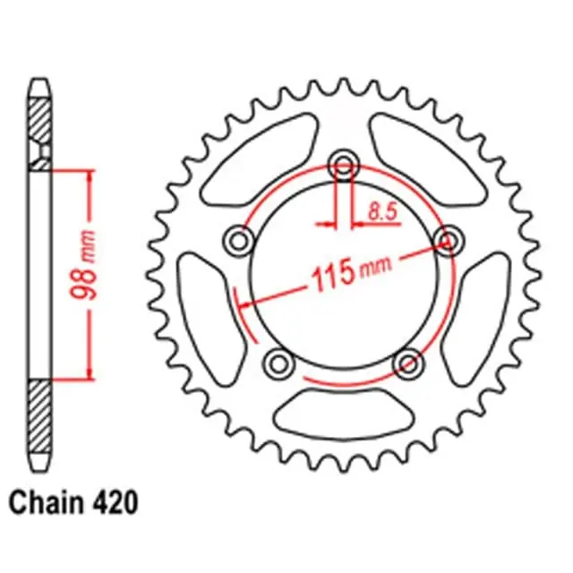 Discount Rear Sprocket