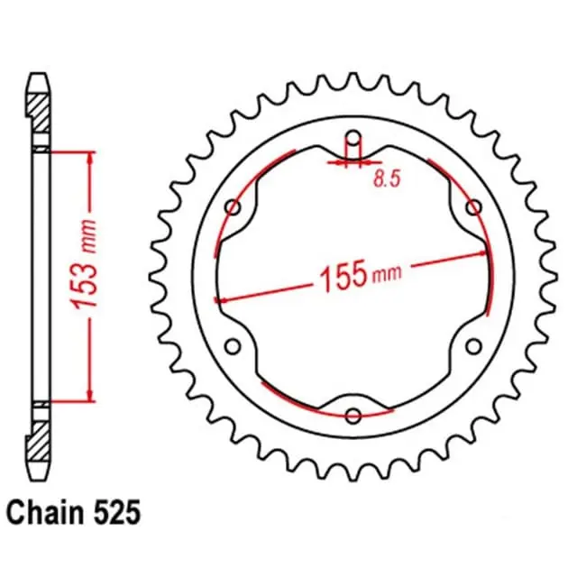 Rear Sprocket Handmade