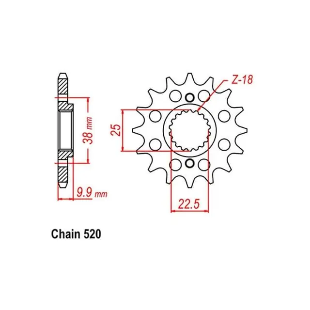 Professional Grade Front Sprocket
