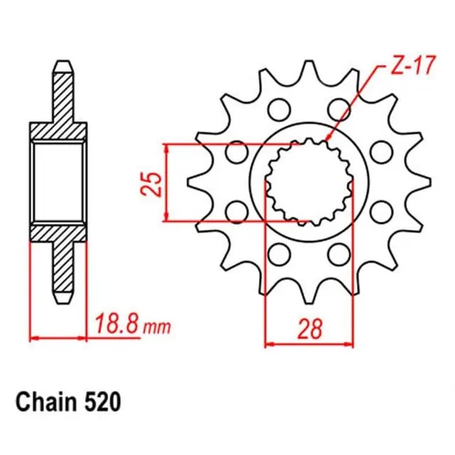 Trusted Brand Front Sprocket
