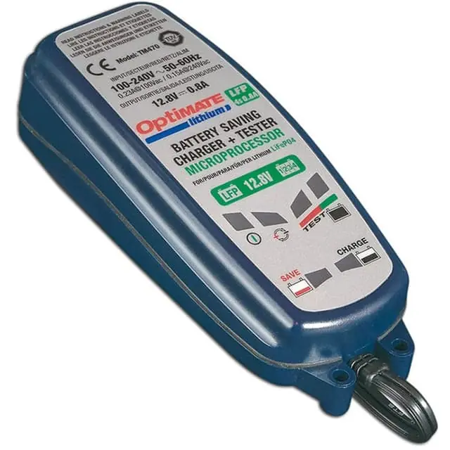 Time-Limited OptiMate Lithium 0.8A 12v LiFePO4 / LFP Battery Charger