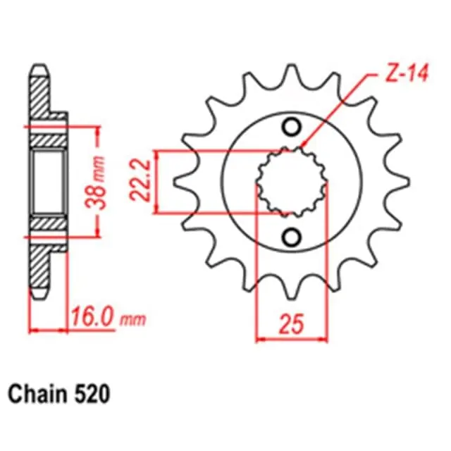 Weekend Sale Front Sprocket
