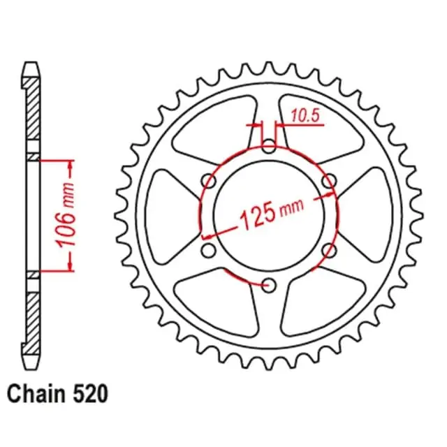 Big Sale Rear Sprocket
