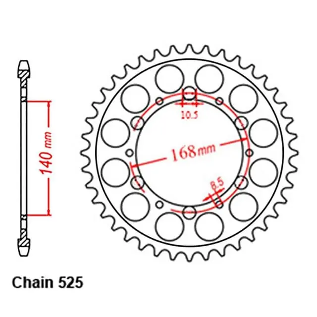 Professional Grade Rear Sprocket