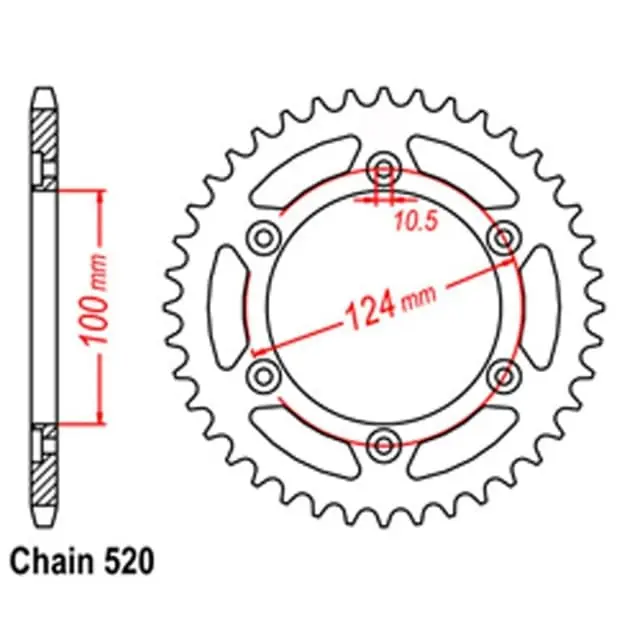 Rear Sprocket No Minimum Order