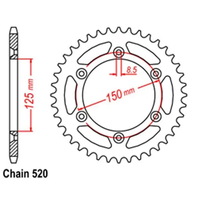 Rear Sprocket Crafted
