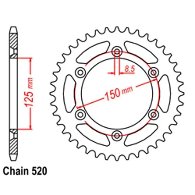 Warranty Included Rear Sprocket