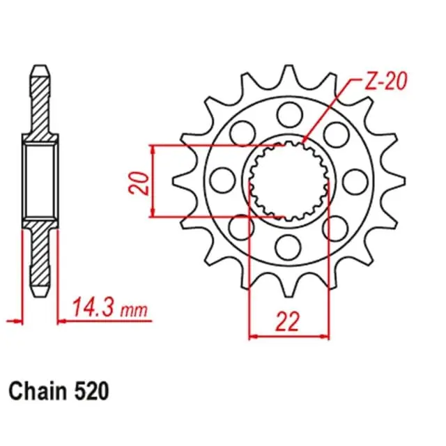 Exclusive Offer Front Sprocket