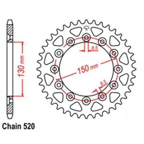 Direct From Factory Rear Sprocket