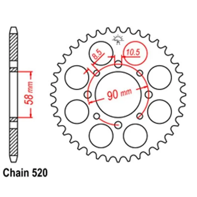 Rear Sprocket Premium