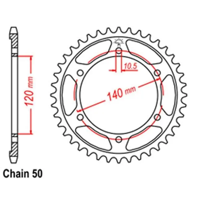 Crafted Rear Sprocket