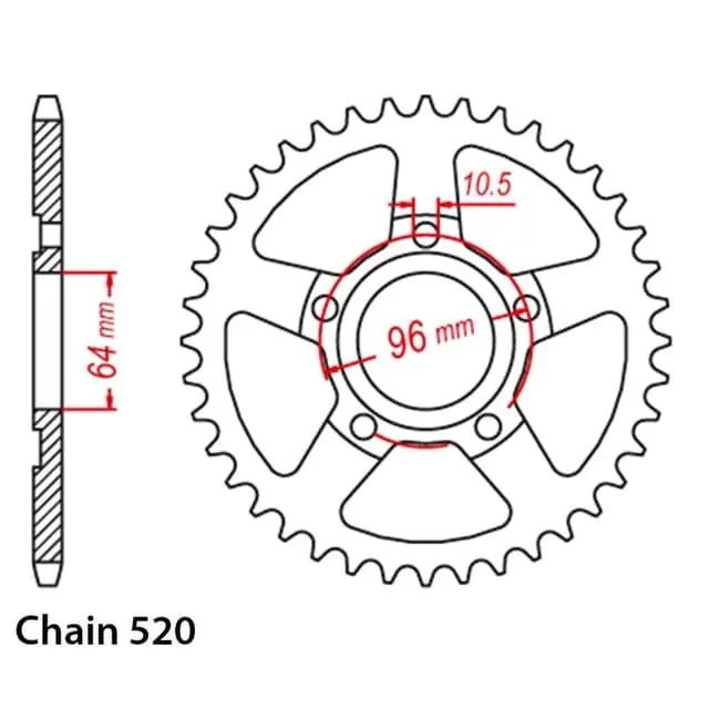Buy Direct Rear Sprocket