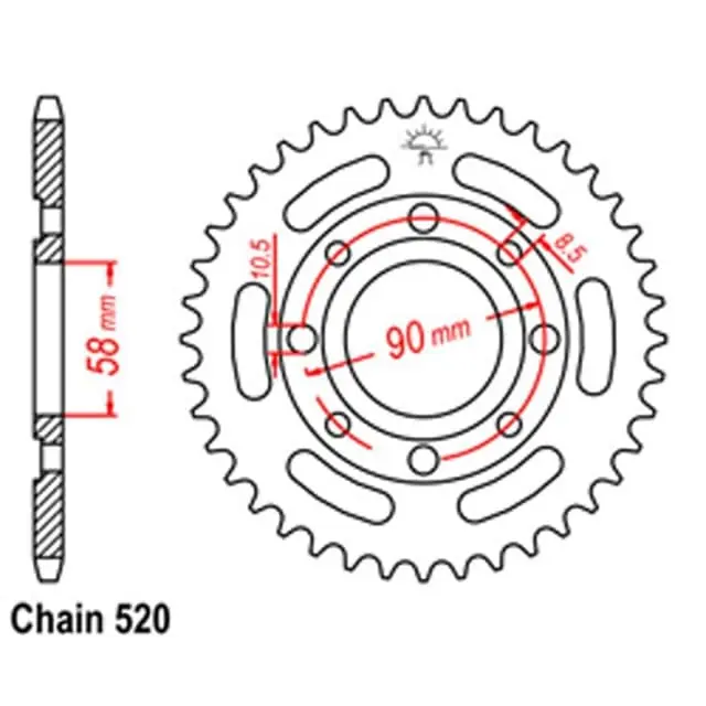 Top Pick Rear Sprocket