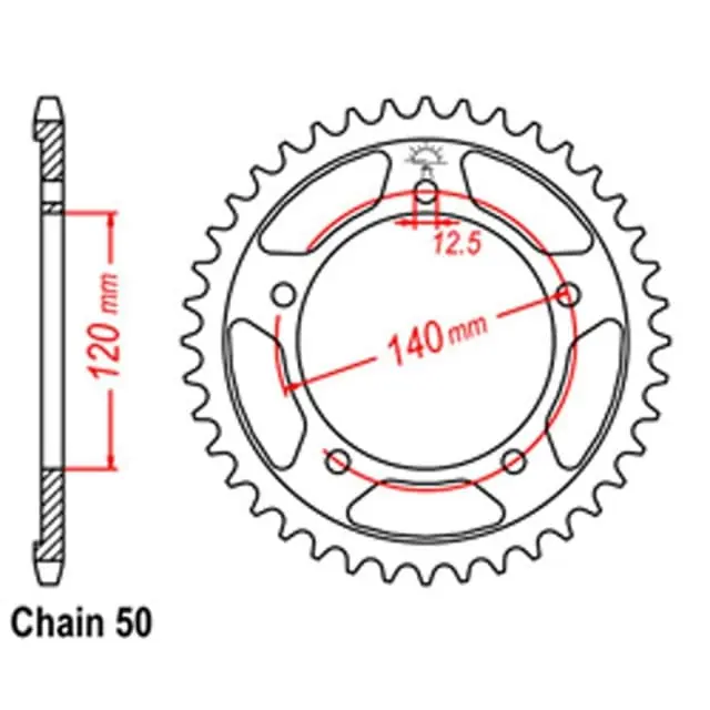 Worldwide Shipping Rear Sprocket