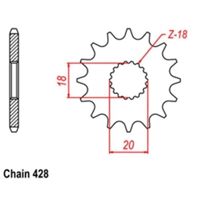 Buy Direct Front Sprocket