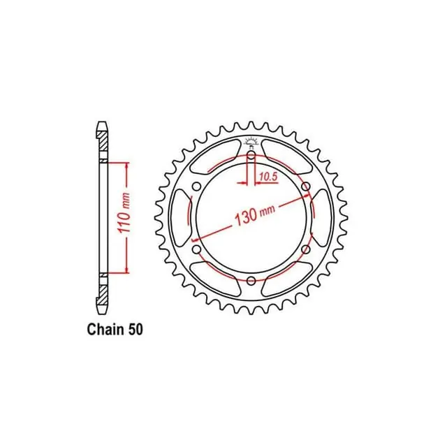Rear Sprocket Genuine