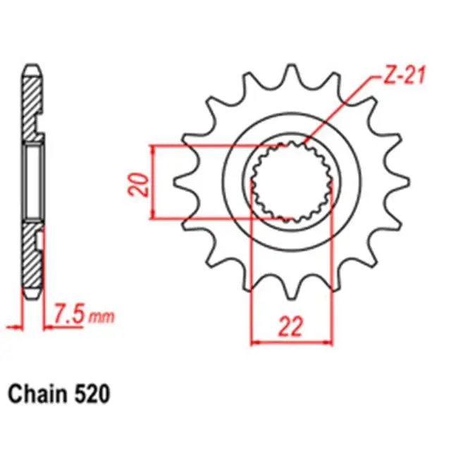 Buy Direct Front Sprocket