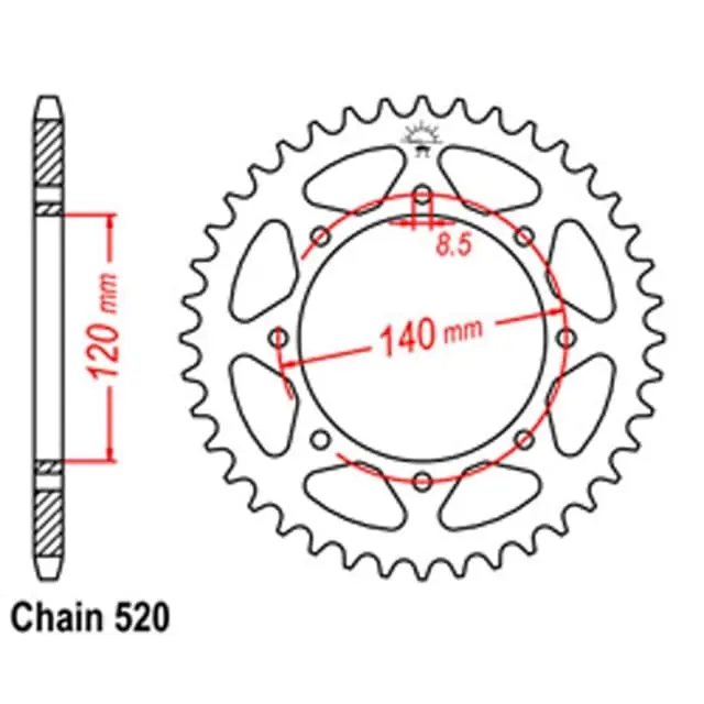 Trusted Brand Rear Sprocket