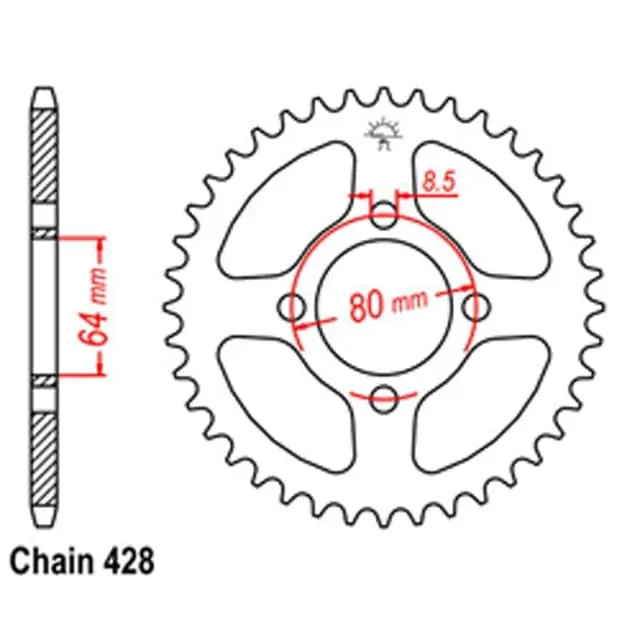 Rear Sprocket Warranty Included