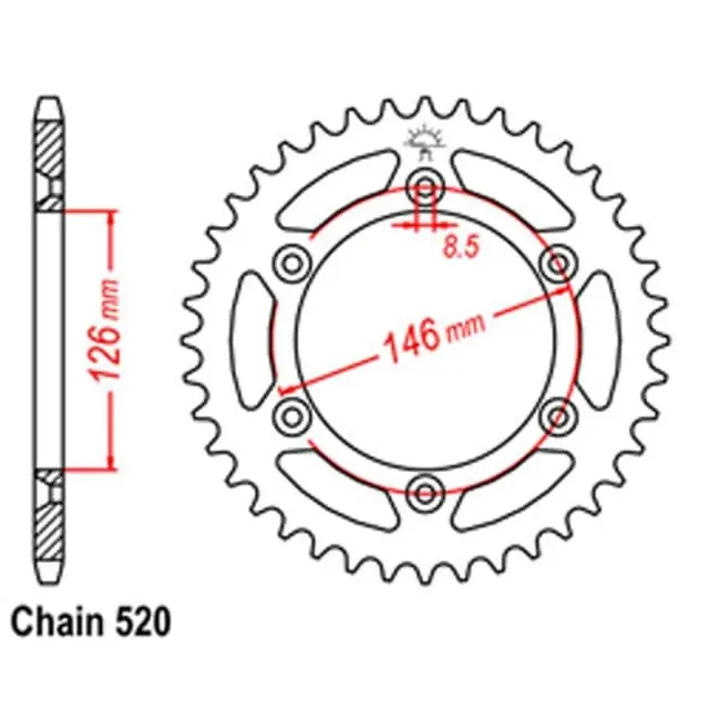 Rear Sprocket Viral