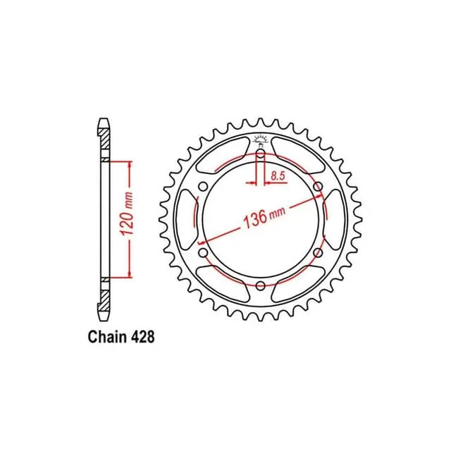 Rear Sprocket Free Delivery