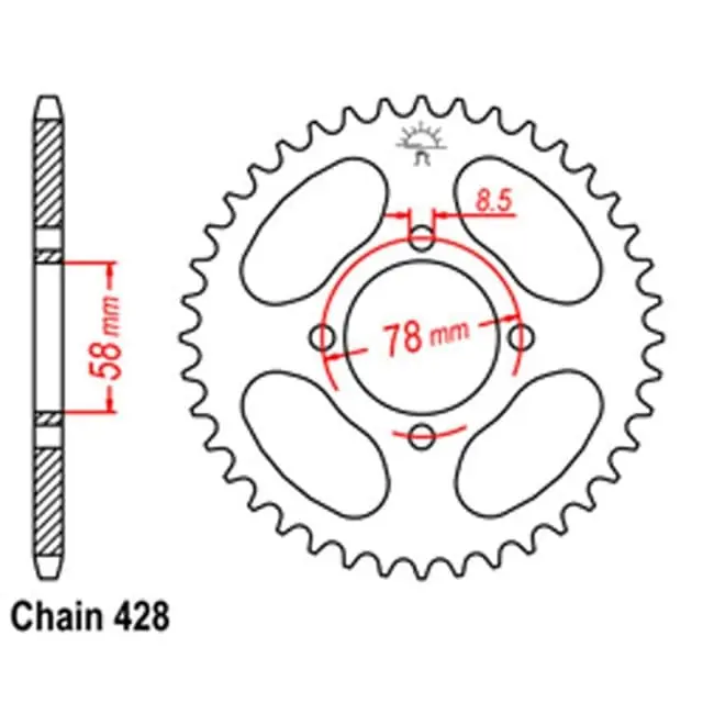 Time-Limited Rear Sprocket