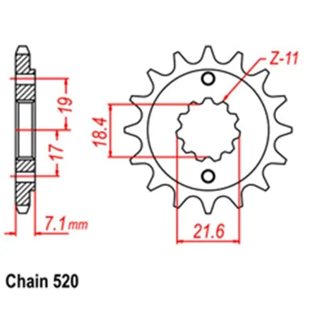 Price Cut Front Sprocket