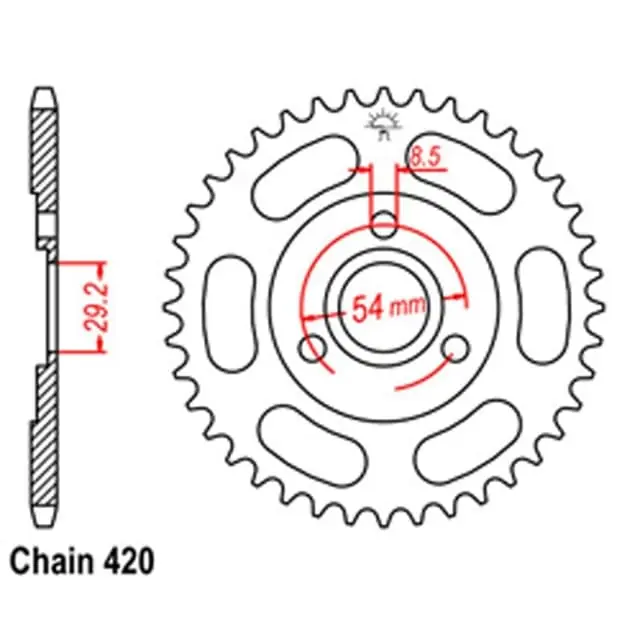 Rear Sprocket Warranty Included
