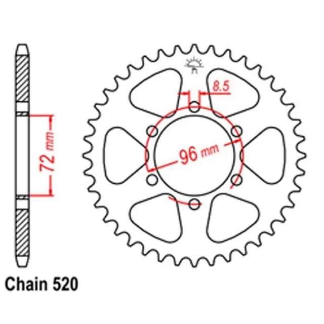 Today Only Rear Sprocket