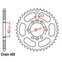 Rear Sprocket Fresh Stock