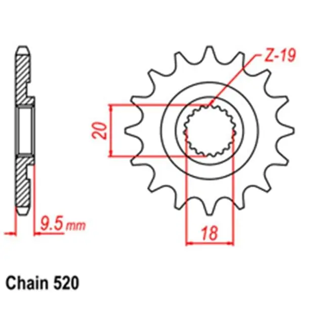 Best Choice Front Sprocket