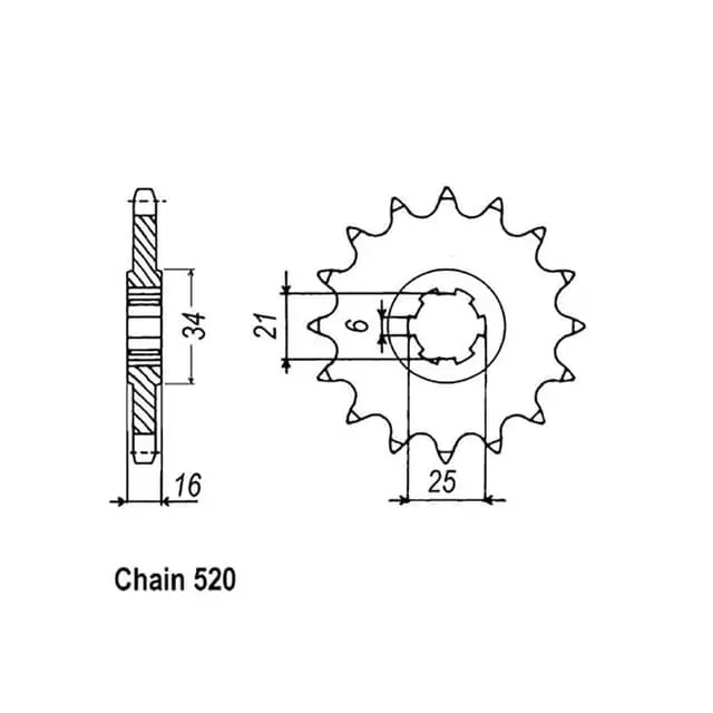 Fast Shipping Front Sprocket
