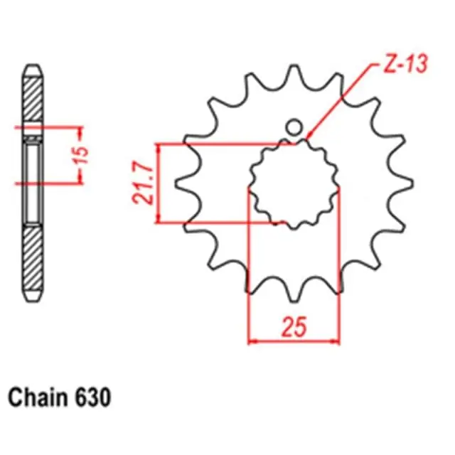 Same Day Shipping Front Sprocket
