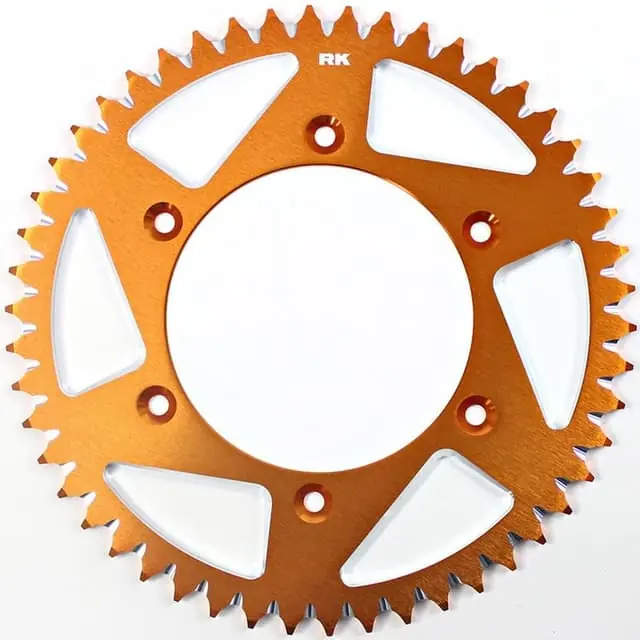 Secure Checkout RK 51T 520P Orange Rear Alloy Sprocket
