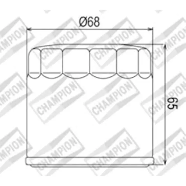Champion COF091 (191) Oil Filter Genuine