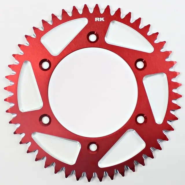 Cheap RK 51T 520P Honda Red Rear Alloy Sprocket