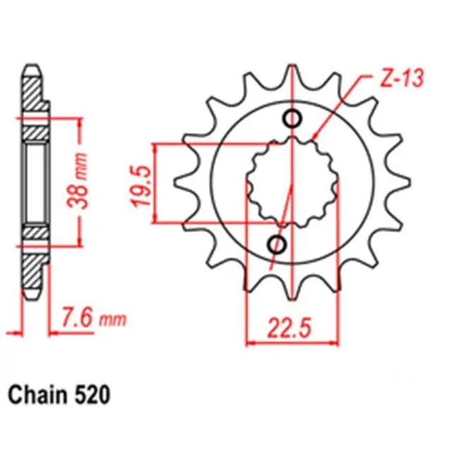 Reduced Price Front Sprocket