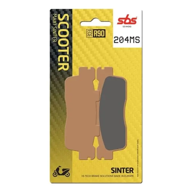 SBS Sintered Maxi Scooter Front Brake Pads Certified